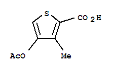 2-Thiophenecarboxylicacid,4-(acetyloxy)-3-methyl-(9ci) Structure,728886-67-7Structure