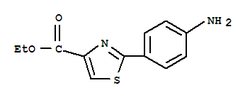2-(4-氨基苯基)-噻唑-4-羧酸乙酯结构式_730234-73-8结构式