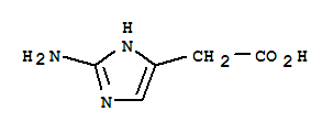 (2-氨基-1H-咪唑-4-基)-乙酸结构式_73086-08-5结构式