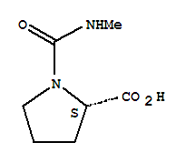 (9ci)-1-[(甲基氨基)羰基]-L-脯氨酸结构式_73094-20-9结构式