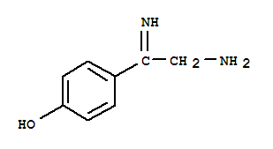 (9CI)-4-(2-氨基-1-亚氨基乙基)-苯酚结构式_731744-89-1结构式