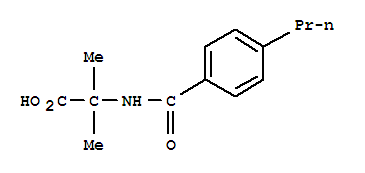2-甲基-n-(4-丙基苯甲酰基)-丙氨酸结构式_732304-35-7结构式