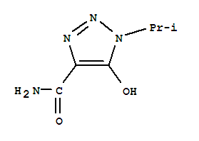 (9ci)-5-羟基-1-(1-甲基乙基)-1H-1,2,3-噻唑-4-羧酰胺结构式_732959-93-2结构式