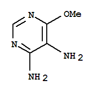 (9ci)-6-甲氧基-4,5-嘧啶二胺结构式_73318-76-0结构式
