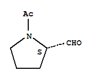 (s)-(9ci)-1-乙酰基-2-吡咯烷羧醛结构式_73323-64-5结构式
