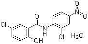 5-氯-n-(2-氯-4-硝基苯基)-2-羟基苯甲酰胺水合物结构式_73360-56-2结构式