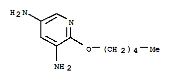 (9ci)-2-(戊基氧基)-3,5-吡啶二胺结构式_733698-96-9结构式