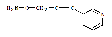 (9CI)-3-[3-(氨基氧基)-1-丙炔]-吡啶结构式_733717-09-4结构式