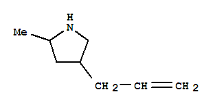 (4CI)-4-烯丙基-2-甲基吡咯烷结构式_733752-87-9结构式