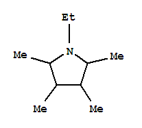 (4CI)-1-乙基-2,3,4,5-四甲基吡咯烷结构式_733792-98-8结构式