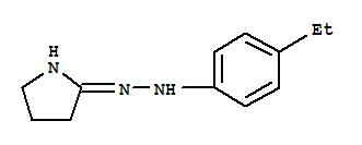 (9ci)-(4-乙基苯基)肼酮2-吡咯烷酮结构式_734475-61-7结构式