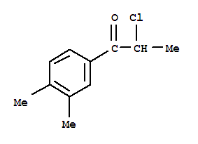 (9ci)-2-氯-1-(3,4-二甲基苯基)-1-丙酮结构式_735321-29-6结构式