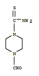 (9ci)-4-甲酰基-1-哌嗪硫代甲酰胺结构式_73553-80-7结构式