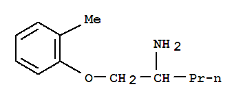 (9ci)-1-(2-甲基苯氧基)-2-戊胺结构式_736076-79-2结构式