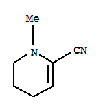 (9ci)-1,4,5,6-四氢-1-甲基-2-吡啶甲腈结构式_73657-97-3结构式