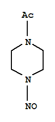 (9ci)-1-乙酰基-4-亚硝基-哌嗪结构式_73742-56-0结构式