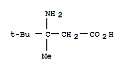 3-氨基-3,4,4-三甲基戊酸结构式_737694-00-7结构式