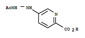 (9ci)-5-(2-乙酰基肼基)-2-吡啶羧酸结构式_737711-15-8结构式