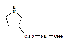 (9ci)-n-甲氧基-3-吡咯烷甲胺结构式_739334-93-1结构式