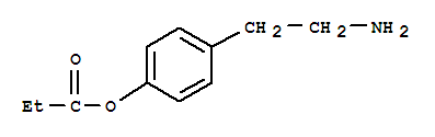 (9ci)-4-(2-氨基乙基)-苯酚丙酸酯结构式_740027-02-5结构式
