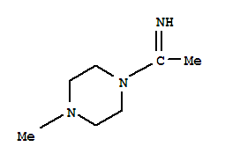 (9ci)-1-(1-亚氨基乙基)-4-甲基-哌嗪结构式_740032-39-7结构式