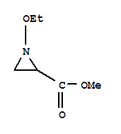 反式-(9ci)-1-乙氧基-2-氮丙啶羧酸甲酯结构式_74016-43-6结构式