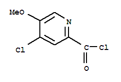 (9ci)-4-氯-5-甲氧基-2-吡啶羰酰氯结构式_740744-31-4结构式