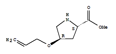 L-proline, 4-(2-propenyloxy)-, methyl ester, (4r)-(9ci) Structure,740758-94-5Structure