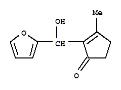 (9ci)-2-(2-呋喃羟基甲基)-3-甲基-2-环戊烯-1-酮结构式_741256-22-4结构式