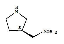 (3s)-(9ci)-N,N-二甲基-3-吡咯烷甲胺结构式_741288-65-3结构式