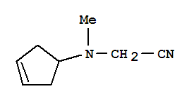 (9ci)-(3-环戊烯-1-甲基氨基)-乙腈结构式_741290-10-8结构式