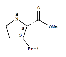 (3s)-(9ci)-3-(1-甲基乙基)-L-脯氨酸甲酯结构式_741662-55-5结构式