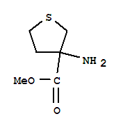 3-氨基四氢-3-噻吩羧酸甲酯结构式_742051-73-6结构式
