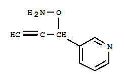 (9CI)-3-[1-(氨基氧基)-2-丙炔]-吡啶结构式_742691-15-2结构式
