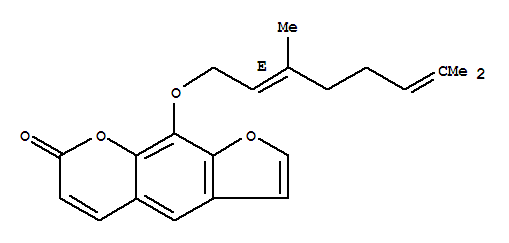 8-Geranyloxypsoralen Structure,7437-55-0Structure