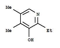 (9ci)-2-乙基-4,5-二甲基-3-羟基吡啶结构式_744142-99-2结构式