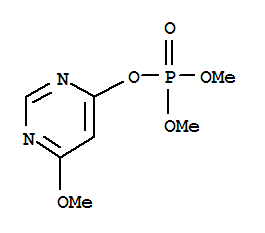 (9ci)-6-甲氧基-4-嘧啶磷酸二甲酯结构式_74460-04-1结构式