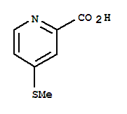 4-甲基硫代-2-吡啶羧酸结构式_74470-30-7结构式