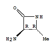 (3r,4r)-(9ci)-3-氨基-4-甲基-2-氮杂啶酮结构式_745074-59-3结构式