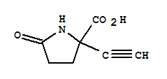 (9CI)-2-乙炔-5-氧代-脯氨酸结构式_74580-20-4结构式