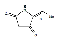 (e)-(9ci)-5-亚乙基-2,4-吡咯烷二酮结构式_74730-35-1结构式