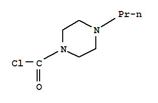 (9ci)-4-丙基-1-哌嗪羰酰氯结构式_747355-56-2结构式