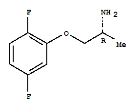 (2r)-(9ci)-1-(2,5-二氟苯氧基)-,2-丙胺结构式_747393-55-1结构式