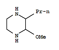 (9ci)-2-甲氧基-3-丙基-哌嗪结构式_74784-13-7结构式