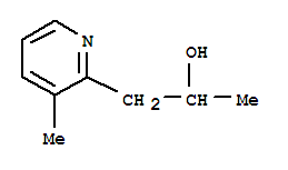 1-(3-甲基吡啶-2-基)-2-丙醇结构式_748718-39-0结构式