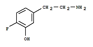 (9CI)-5-(2-氨基乙基)-2-氟-苯酚结构式_748735-84-4结构式
