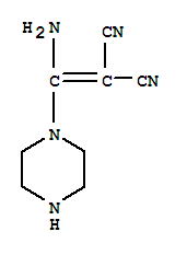 (9ci)-(氨基-1-哌嗪亚甲基)-丙二腈结构式_74905-09-2结构式