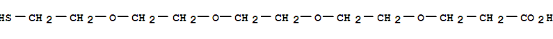 HS-PEG4-CH2CH2COOH结构式_749247-06-1结构式