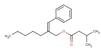 alpha-戊基肉桂基异戊酸酯结构式_7493-80-3结构式