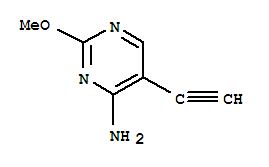 (9ci)-5-乙炔-2-甲氧基-4-嘧啶胺结构式_74954-62-4结构式